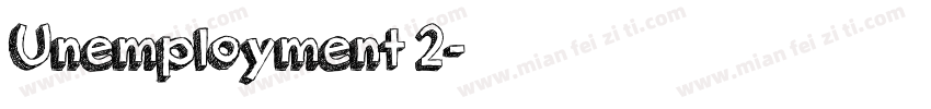 Unemployment 2字体转换